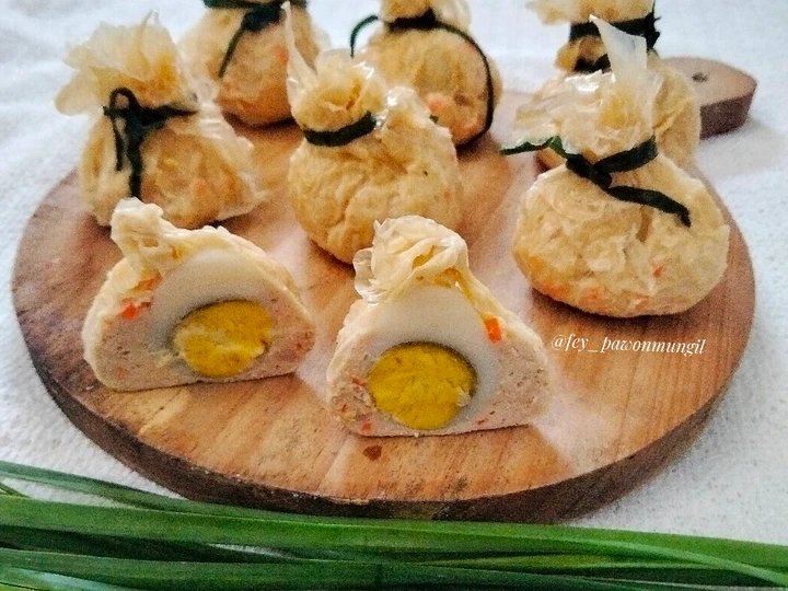 Cara Sederhana Membikin Resep  Ekkado Ayam Telur Puyuh Kukus MPASI (9m+) yang Enak, Enak Banget