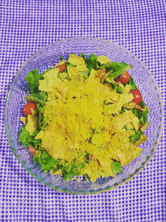 A picture of Salad Ala Nachos.