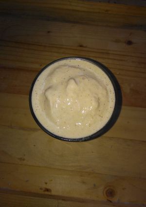 A picture of Cucumber and pineapple frozen smoothie.