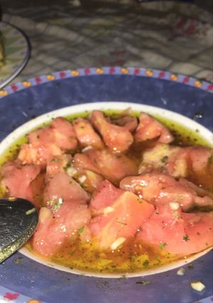 Una foto de Tomate picao