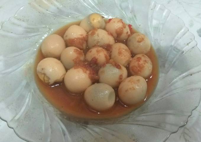 Telor Puyuh Masak