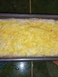 Macarrones gratinados con carne molida