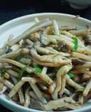 Ngó sen, nấm yến xào tỏi