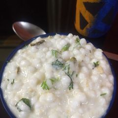 A picture of Curd sabudana.