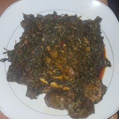 A picture of Delish Afang Soup.