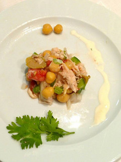 Una foto de Ensalada de puchero con mayonesa ligera al cilantro