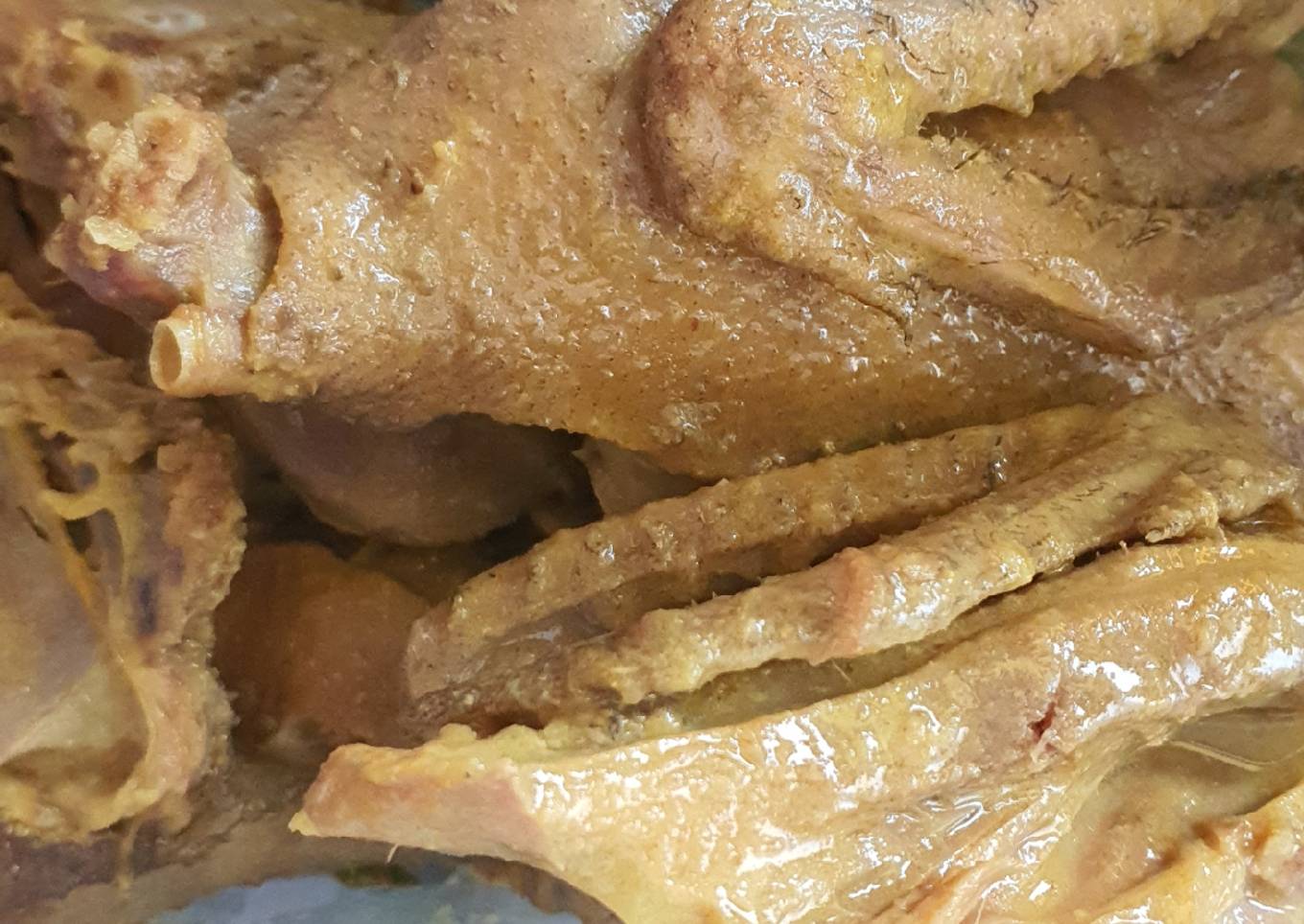 Bebek Ungkep siap Goreng