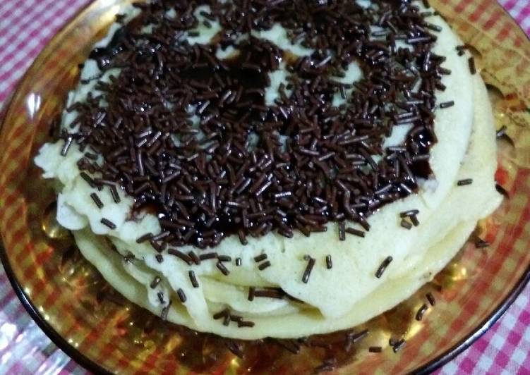 Pancake coklat #kamismanis#CookpadCommunity