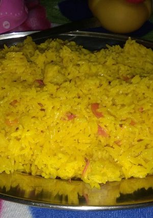 A picture of Veg masala khichdi.