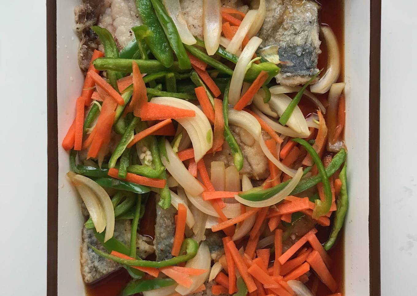 Marinated Japanese Horse Mackerel (Nanbandzuke)