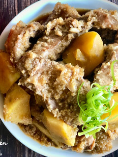 粉蒸梅花豬 / 簡單電鍋料理 的食譜成品照片
