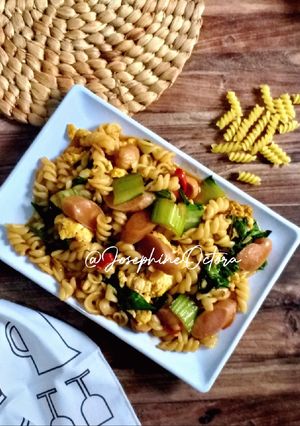 Foto resep Tumis Fusili Sosis