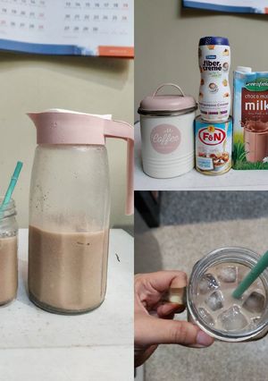 Foto resep Es kopi susu coklat