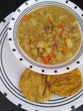 Arvejas con carne de lagarto