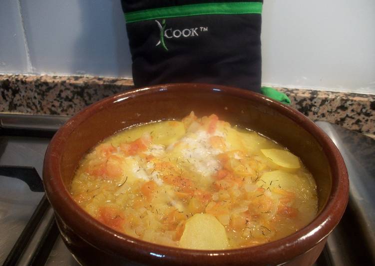 Suquet de peix para personas enfermas y a dieta