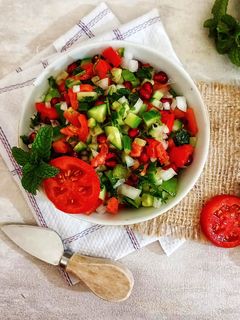 عکسی از دستور سالاد چوپان 😍