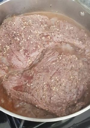 Una foto de Arrachera o angus beef