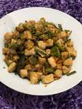 Tumis tempe tahu kembang putut