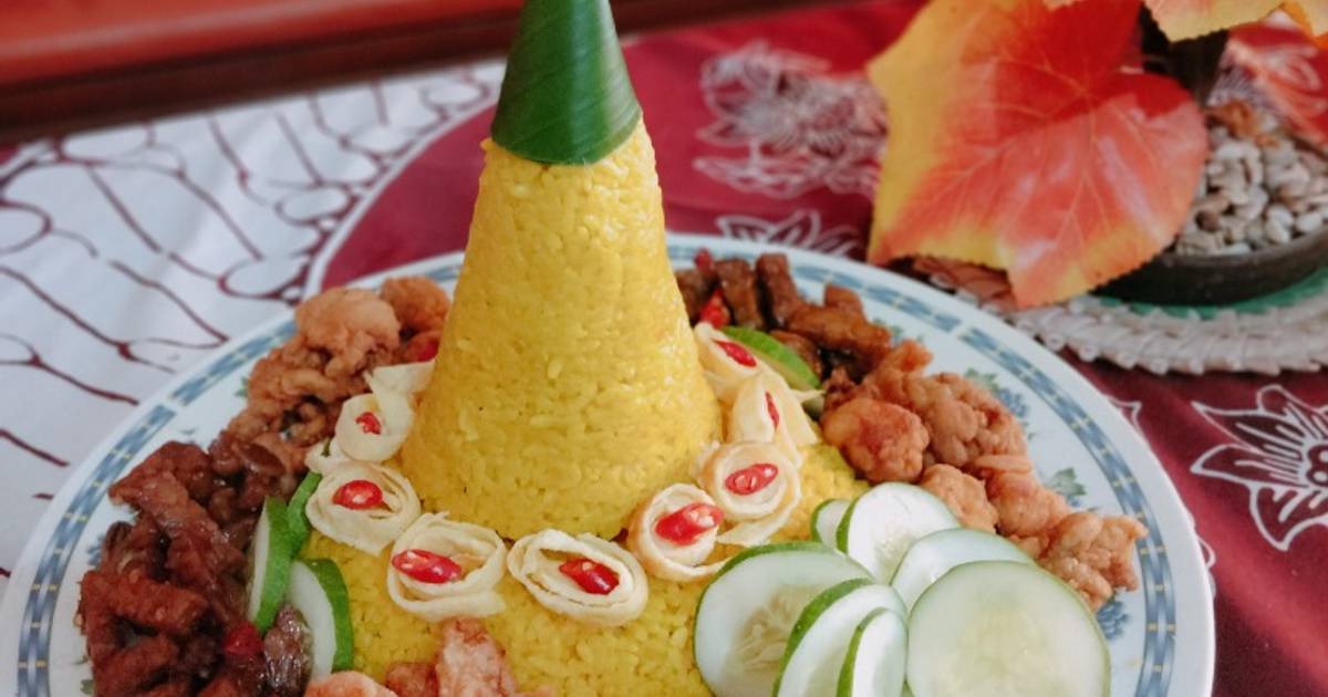 1 108 Resep Cara Membuat Tumpeng Enak Dan Mudah Cookpad