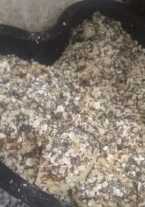 Una foto de Postre manzana con avena