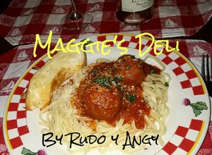 Una foto de Albóndigas y espaguetis en salsa Ragú