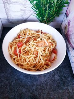 Une photo de Salade froide saumon haricots Mungo 😋