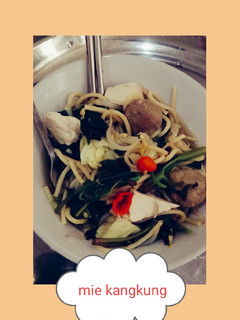 Foto resep Mie kangkung