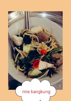 Foto resep Mie kangkung