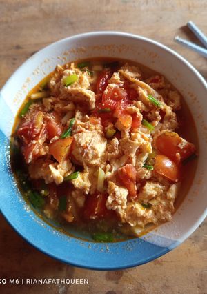 Foto resep Sup telur tomat