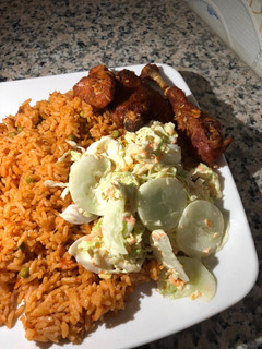 A picture of Party jollof rice.