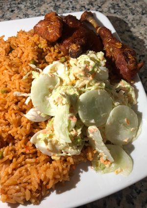 A picture of Party jollof rice.