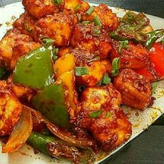 A picture of Chilli paneer.
