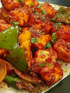 A picture of Chilli paneer.