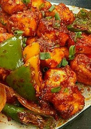 A picture of Chilli paneer.