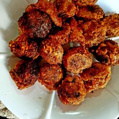A picture of Carrot and meat ball😍.