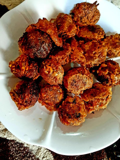 A picture of Carrot and meat ball😍.