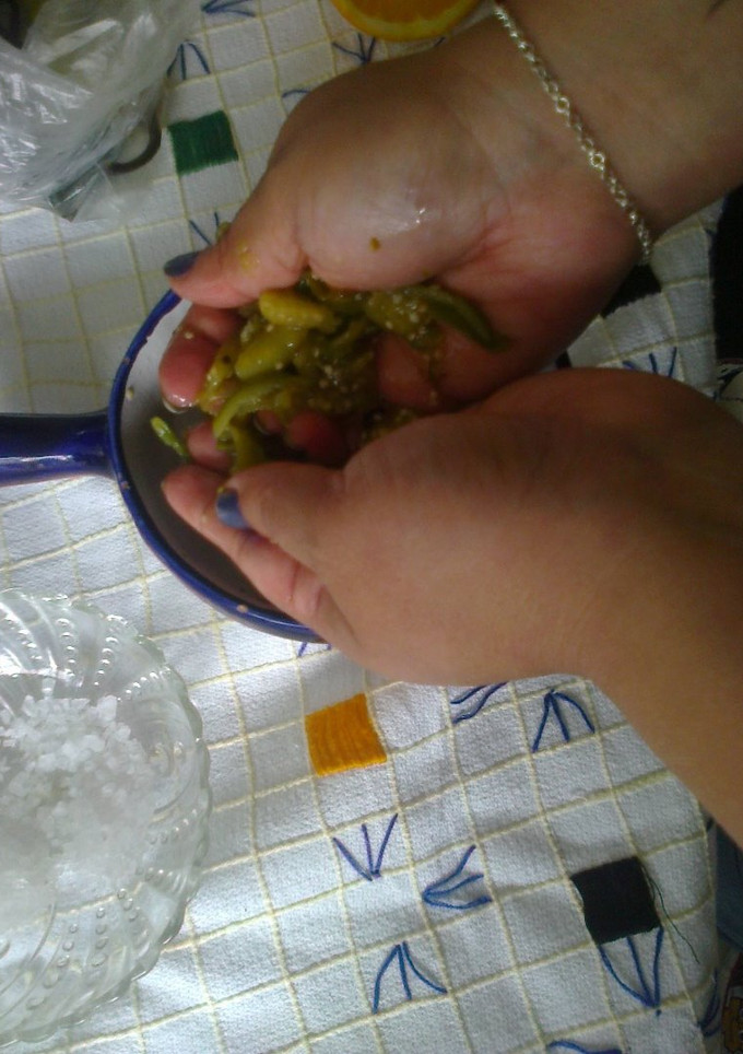 Una foto de Salsa de chile a mano