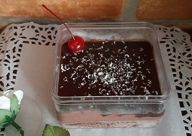 Cara masak Triple Choco Dessert Box , Enak Banget