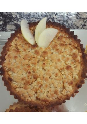 Una foto de Tarta de manzana suiza