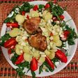 Pollo soazado en versión veraniega