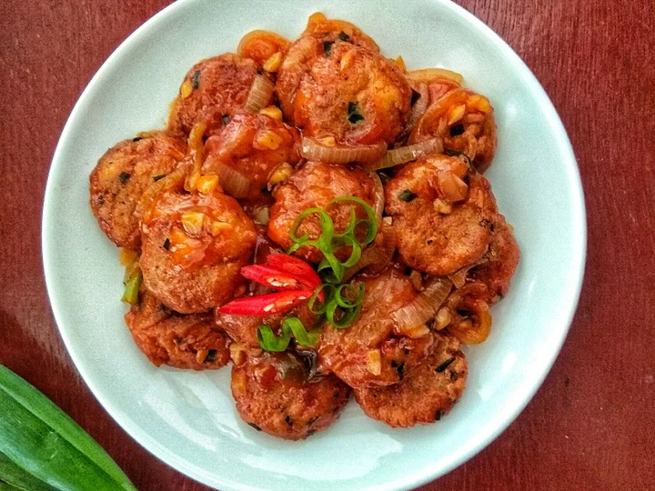 Cara Gampang Membikin Resep Perkedel Tahu Saus Asam Pedas yang Uenak Anti Ribet, Bikin Ngiler