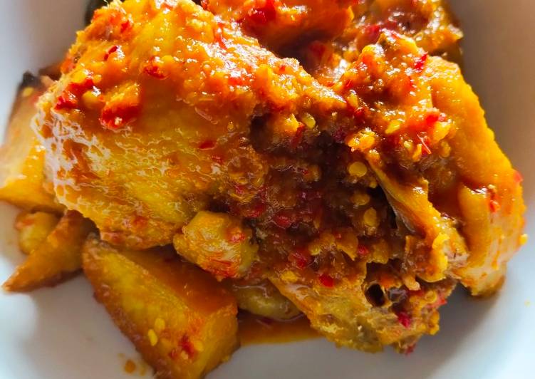 Ayam kentang rica