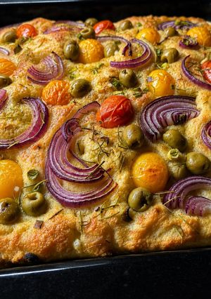 Una foto de Focaccia