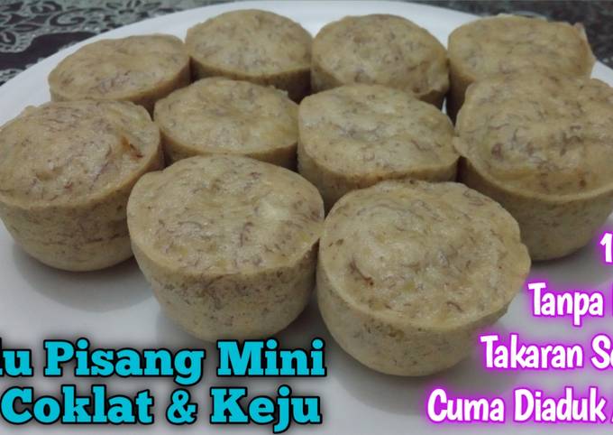 Resep Bolu Pisang Kukus Mini  Isi Coklat Keju oleh Lely Kd 