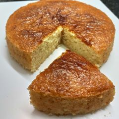 A picture of Hot Milk Cake !!.