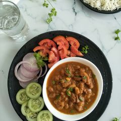 A picture of Rajma Chaawal.
