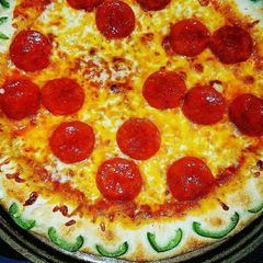 Jalapeno Popper Stuffed Crust Pizza A picture of Jalapeno Popper Stuffed Crust Pizza.