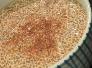 A picture of black tea desserts