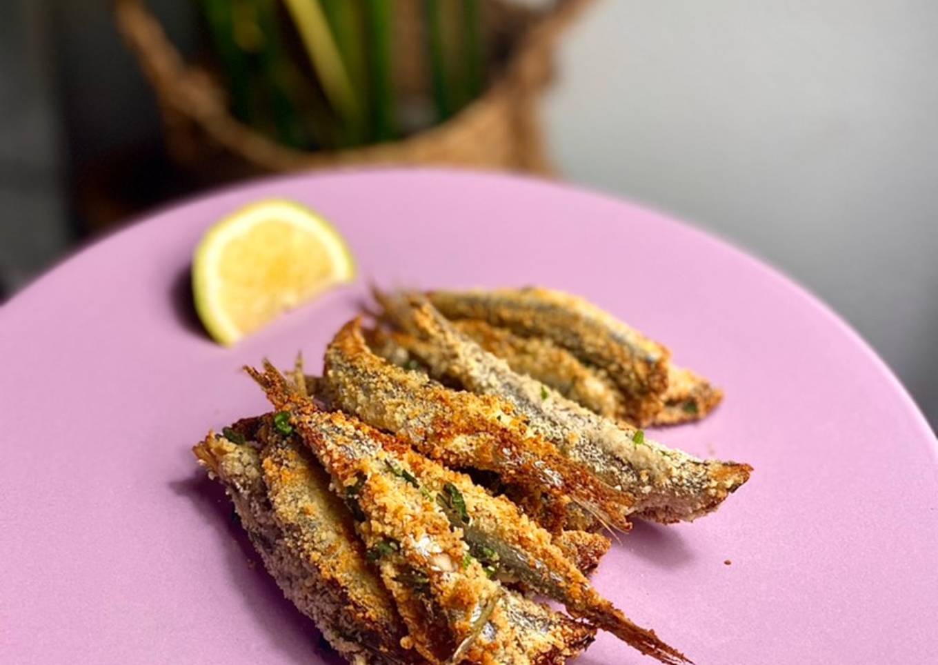 Boquerones crujientes en Air Fryer