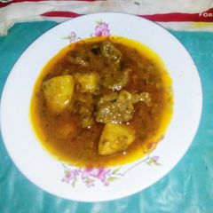 Alo gosht A picture of Alo gosht.